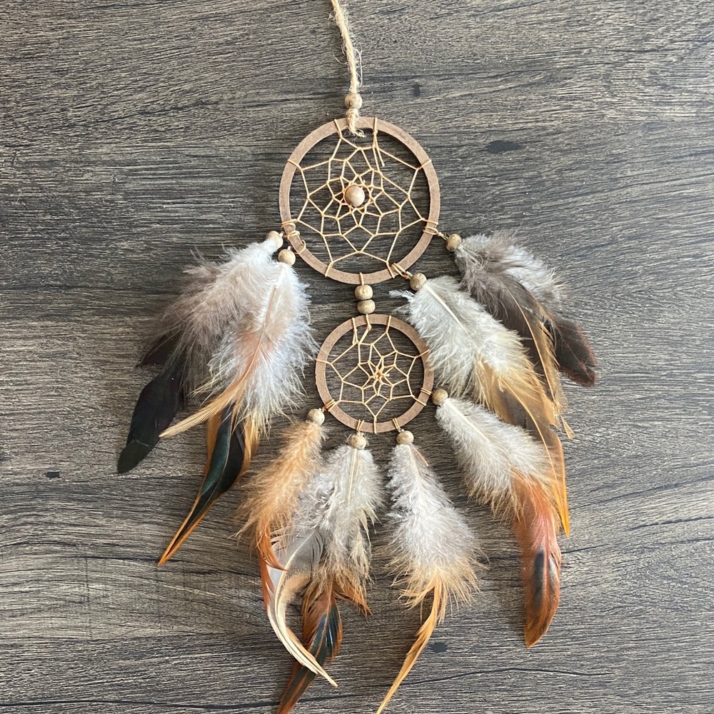 Dreamcatcher With Wooden Beads